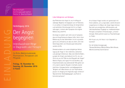 Herbsttagung 2016 - Gesellschaft Anthroposophischer &Auml;rzte in