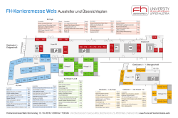 FH-Karrieremesse Wels Aussteller und Übersichtsplan