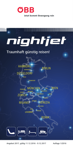 Folder &Ouml;BB Nightjet 2017