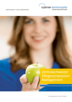 Zentralschweizer Pflegesymposium Management