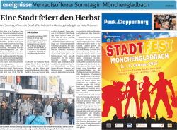 Eine Stadt feiert den Herbst