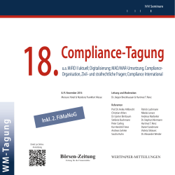 Compliance-Tagung