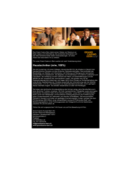 Haustechniker (m/w, 100%)