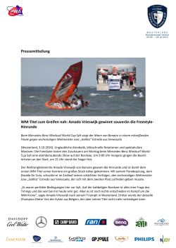 Amado Vrieswijk gewinnt souverän die Freestyle