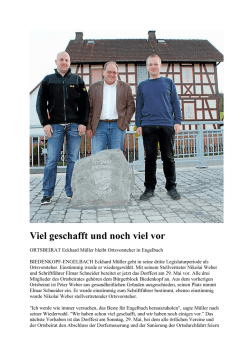 HA Artikel vom 10.05.2016 - beim B&uuml;rgerblock Biedenkopf