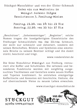 Flyer  - Weingut Andreas Dilger