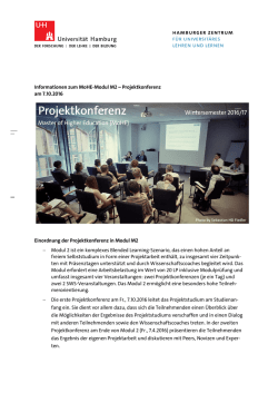 Informationen zum MoHE-Modul M2
