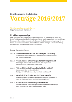 infos vortr&auml;ge - Familienpraxis Stadelhofen