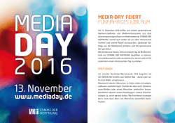 Infoflyer - MEDIADAY