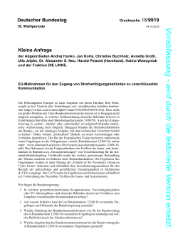 Drucksache 18/9919 - DIP des Bundestages