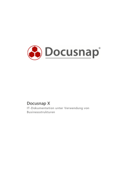 Docusnap X