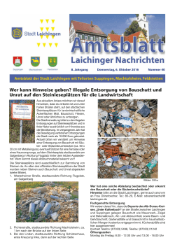 Laichinger Nachrichten 2016 Nr. 40
