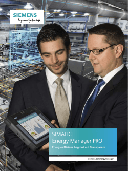 SIMATIC Energy Manager PRO