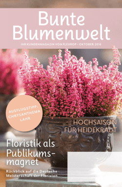 Floristik als - blumen