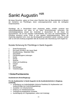 Sankt Augustin hilft Fl&uuml;chtlingen