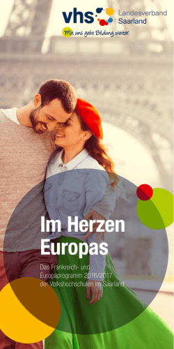Im Herzen Europas - Verband der Volkshochschulen des