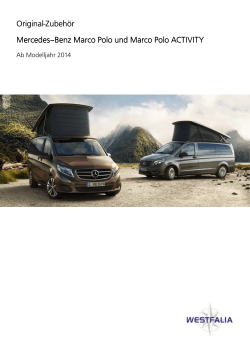 Mercedes-Benz Marco Polo ab Modelljahr 2014