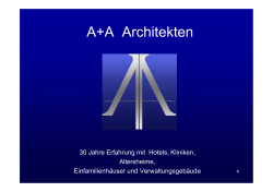 A+A brochÜre - Albrecht + Associates Architects