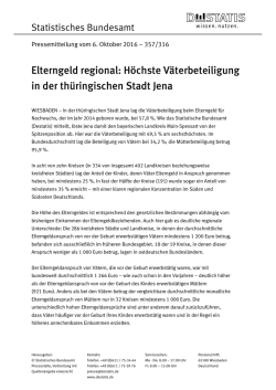 Höchste Väterbeteiligung in der thüringischen Stadt Jena (PDF, 66