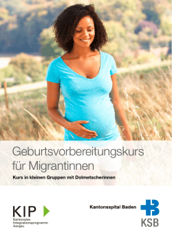 Geburtsvorbereitungskurs für Migrantinnen