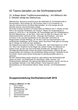 Dorfmeisterschaft