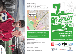 Interkulturelle Stadtmeisterschaft