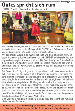 Gutes spricht sich rum