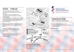 Newsletter Fort- und Weiterbildung 08/2016