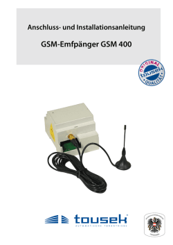 GSM-Emfp&auml;nger GSM 400