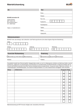 Materialr&uuml;cksendung
