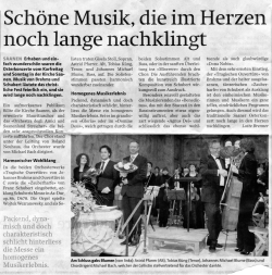 Schöne Musik, die im Herzen