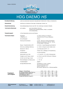 HDG DAEMO HS 10052016