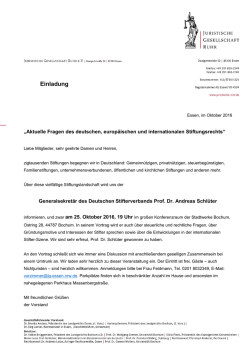 Einladung - IHK zu Essen