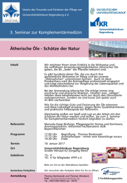 Programm  - Universitätsklinikum Regensburg