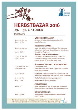 herbstbazar 2016