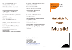 musik fit - Musikschule Eichstätt eV