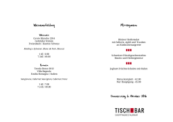 Donnerstag, 6. Oktober 2016