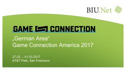 Area Game Connection America 2017 27.02. – 01.03.2017