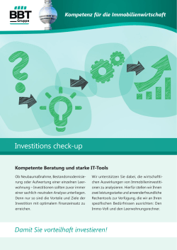 Investitions check-up - bbt-gmbh