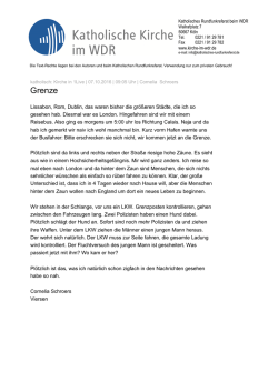 Grenze - Kirche im WDR