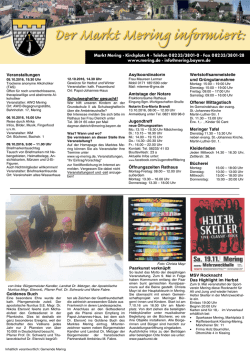 Nachrichten aus Mering