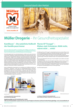 Müller Drogerie– Ihr Gesundheitsspezialist