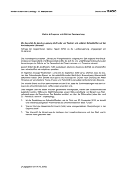 Drucksachen allgemein - Nieders&auml;chsischer Landtag