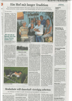 Ein Hof mit langer Tradition