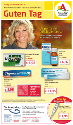 Guten Tag - Die Apotheke im Breuningerland
