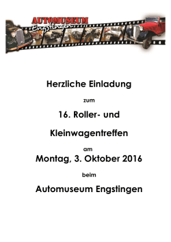 Einladung/Programm - Automuseum Engstingen