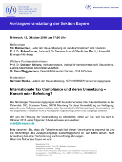 Internationale Tax Compliance und deren Umsetzung