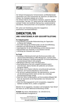 direktor/in - jobs.NZZ.ch, Jobs