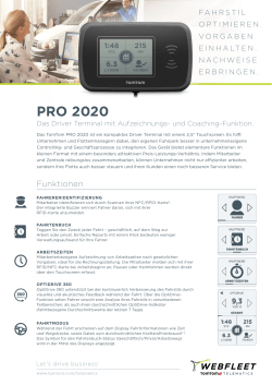 PRO 2020 - TomTom Telematics