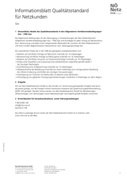 Informationsblatt Qualit&auml;tsstandard f&uuml;r